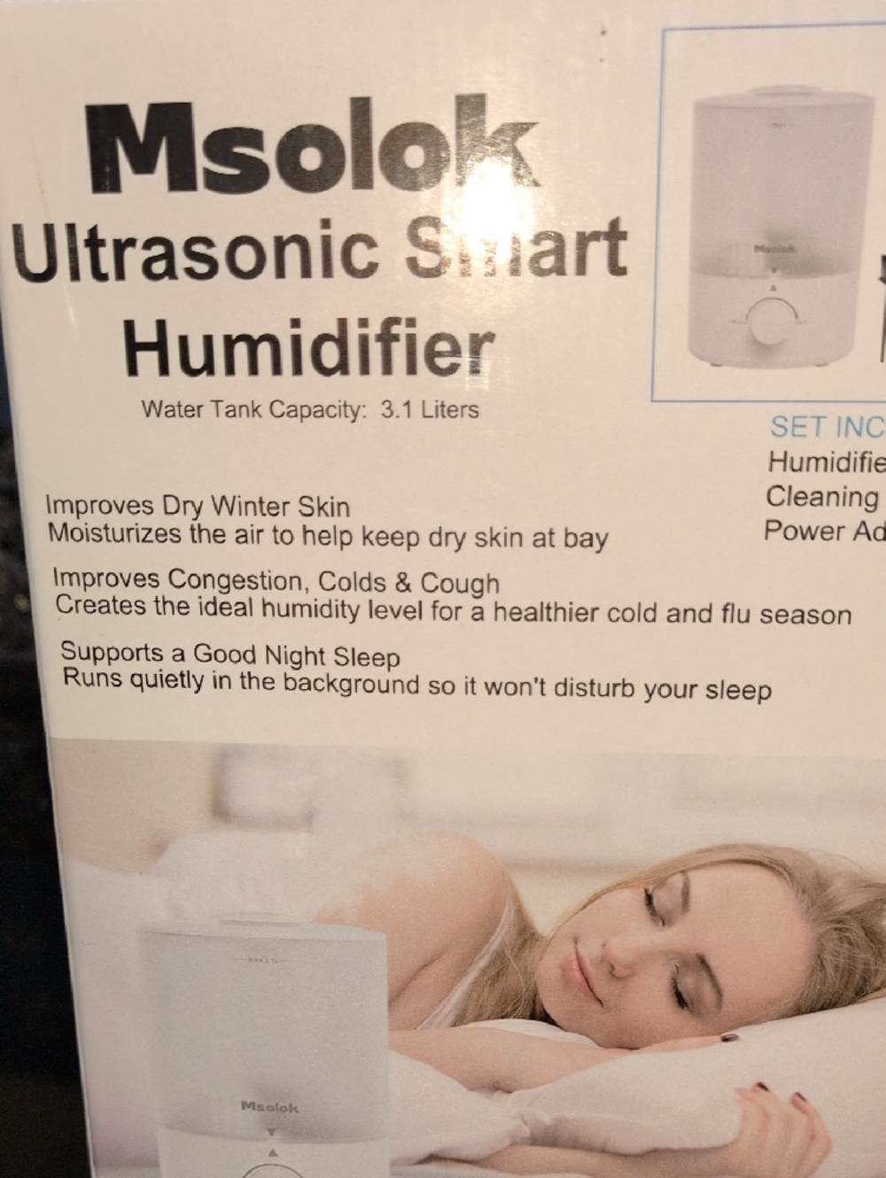 Ultrasonic Smart Humidifier - White - Picture 8 of 10